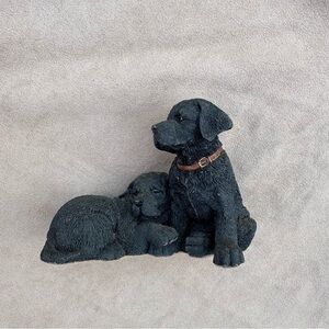 🕯️Cute Continental Creations Black Labradors Dogs Ornament 3.5 x 5 in